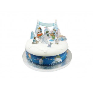Raymond Briggs Snowman Christmas Cake Topper Kit